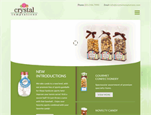 Tablet Screenshot of crystaltemptations.com